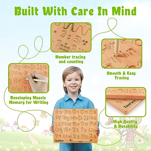 Save 43% on TenFans Montessori Alphabet Tracing Board - Image 5