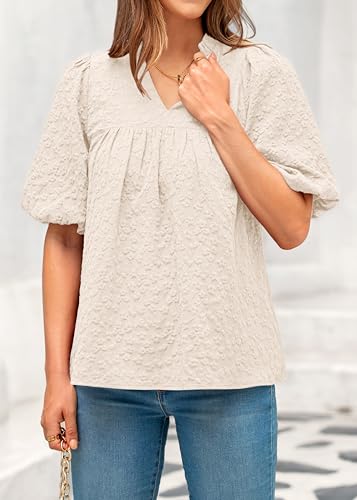 Save 50% on MASCOMODA Women's Ruffle V-Neck Blouse - Image 5