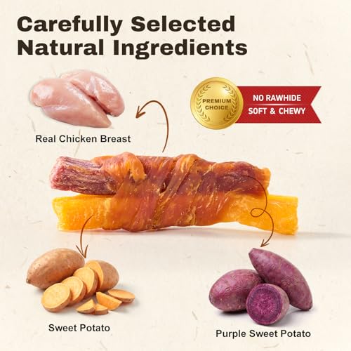10% Off PETPHABET Chicken Wrapped Sweet Potato Dog Treats - Image 3