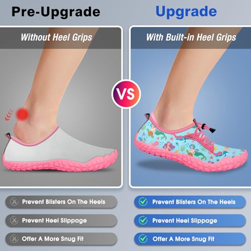 67% Off Kids Water Shoes with Heel Grips & Wide Toe Box - Image 3
