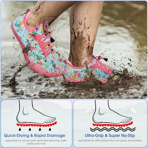 67% Off Kids Water Shoes with Heel Grips & Wide Toe Box - Image 4
