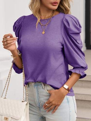 Up to 40% Off Tankaneo Women's 3/4 Sleeve Blouse Code JYE55SNV - Image 3