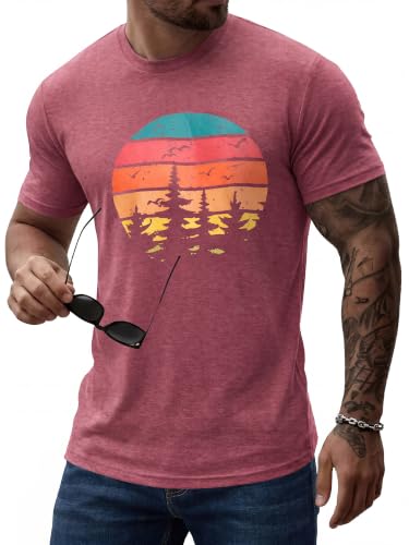 Save 50% on Comdecevis Men's Vintage T-Shirts - Use Code 64NTW3M6 - Image 2