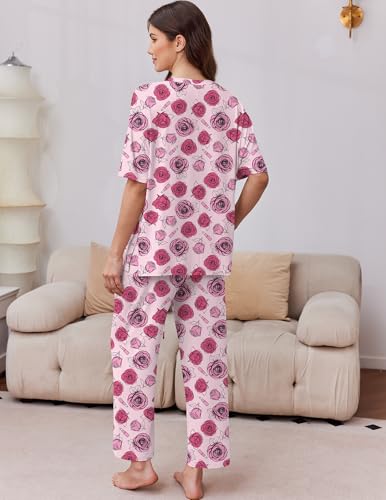 30% Off Ekouaer Women's Lounge 2 Pack Pajama Set - Image 4