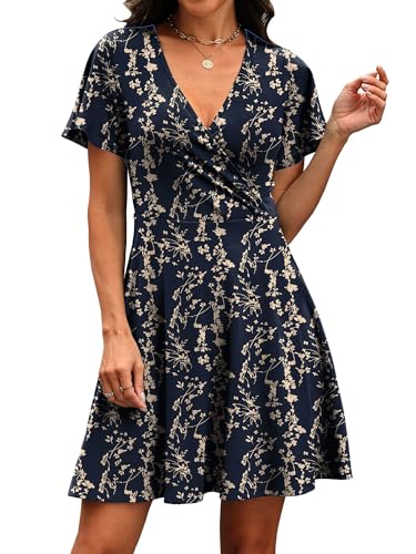 Save 50% on RUMIA Women's Wrap V Neck Summer Dress - Image 4