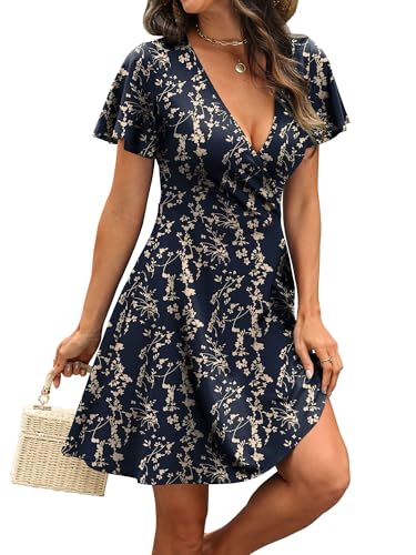 Save 50% on RUMIA Women's Wrap V Neck Summer Dress - Image 5
