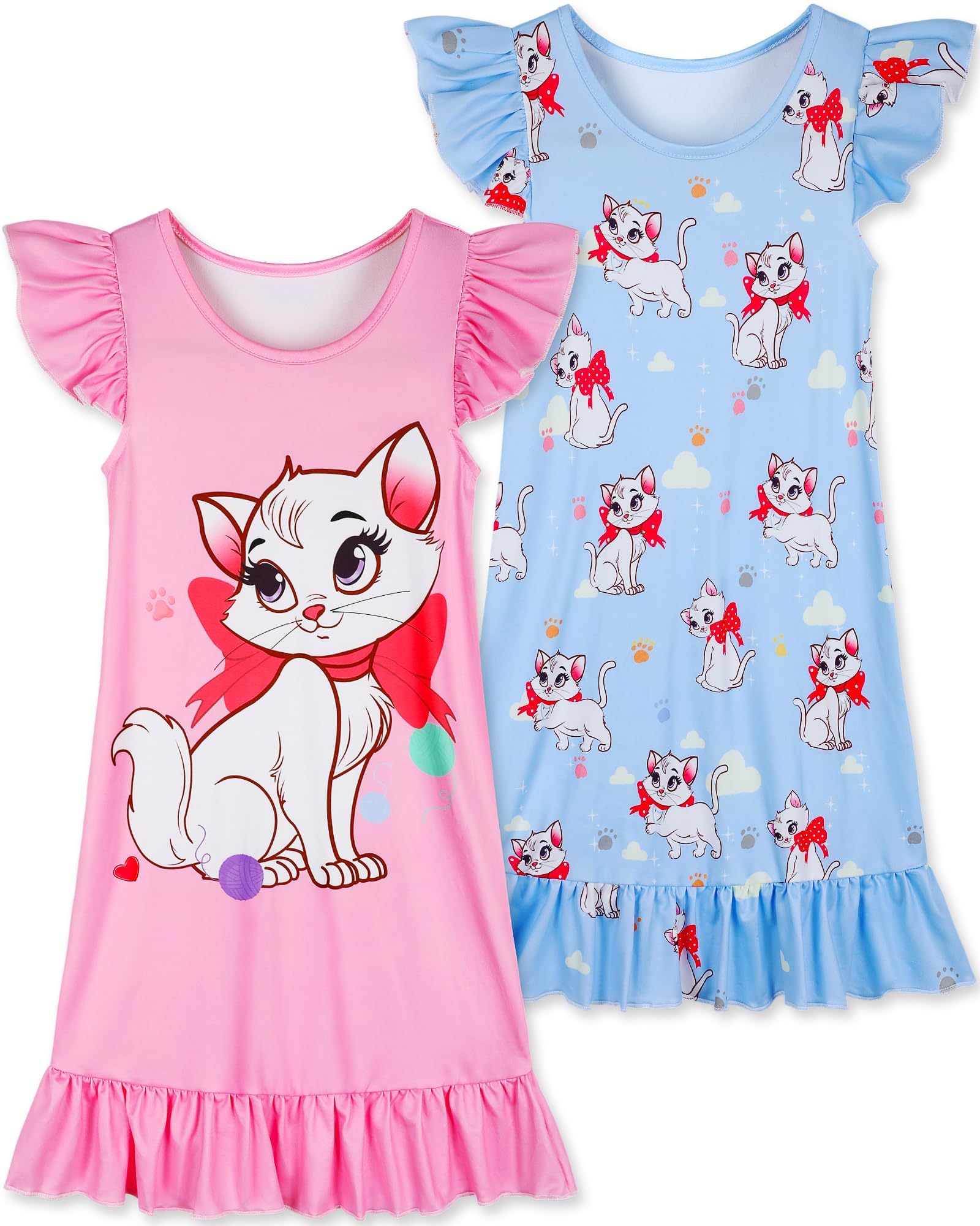 33% Off 2-Pack Soft Girls Dresses Sizes 3-7 Years - Image 1