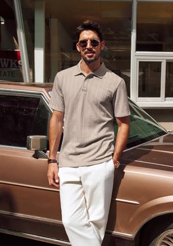 Save 33% on PJ PAUL JONES Men's Stretchy Polo Shirt - Image 4