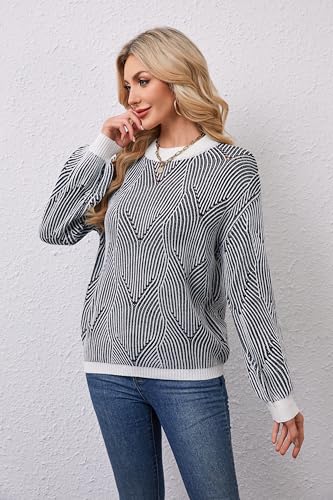 11.89 with code D5V49DDD Women's Striped Sweater - Image 4