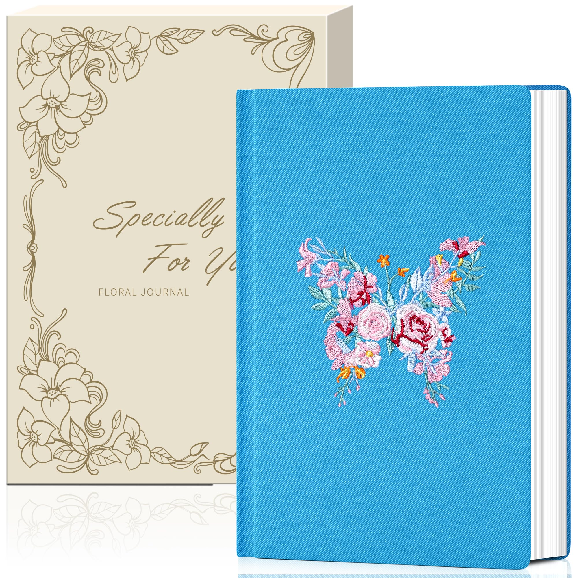 50% Off MINICAGIE Embroidered Fabric Journal Notebook - Image 1