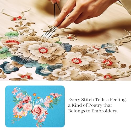 50% Off MINICAGIE Embroidered Fabric Journal Notebook - Image 3