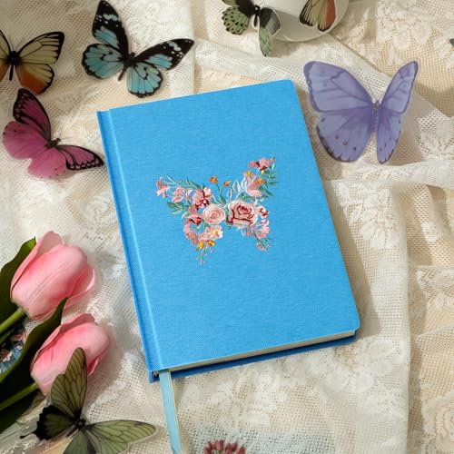 50% Off MINICAGIE Embroidered Fabric Journal Notebook - Image 4
