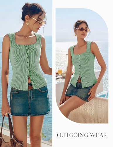 Save 40% on Kate Kasin Ribbed Knit Tank Tops - Image 3