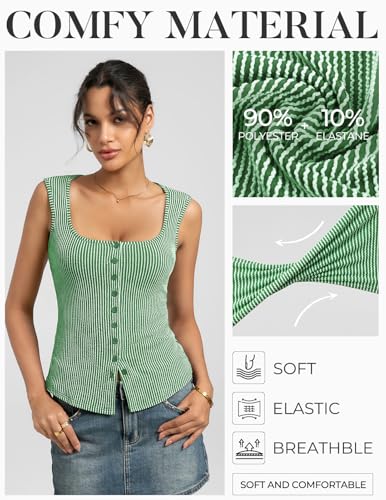 Save 40% on Kate Kasin Ribbed Knit Tank Tops - Image 4