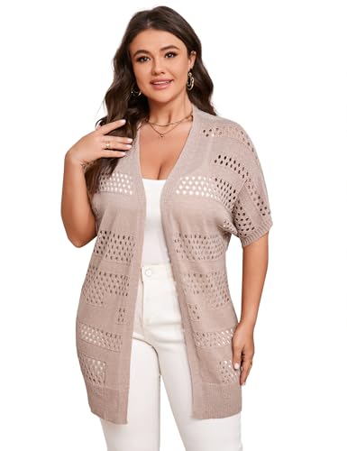 47% Off Wealywa Summer Crochet Cardigan Plus Size - Image 2