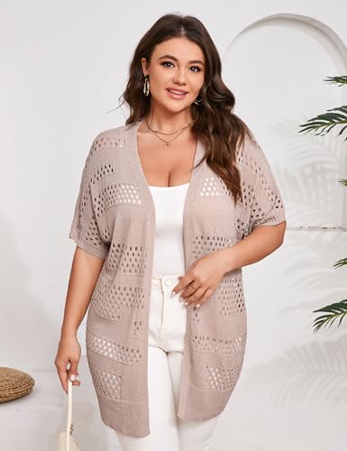 47% Off Wealywa Summer Crochet Cardigan Plus Size - Image 3