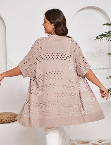 47% Off Wealywa Summer Crochet Cardigan Plus Size - Image 6