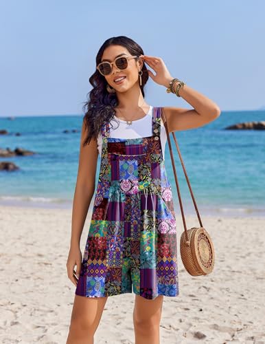 50% Off Ekouaer Women's Sleeveless Romper with Pockets - Image 4