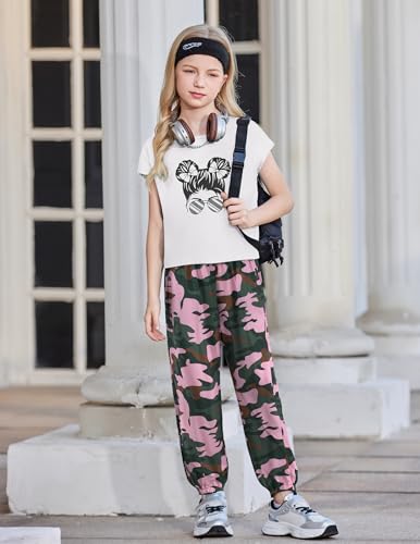 Girls 2 Piece Jogger Set with Code 87KM63OV + Clip Coupon - Image 4
