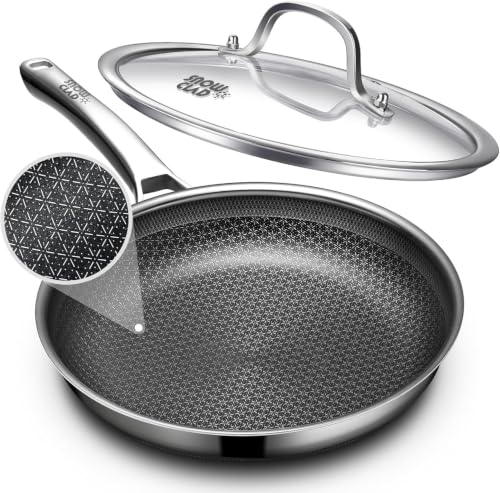 31% Off OATOFP 12-Inch Nonstick Frying Pan with Lid - Image 2