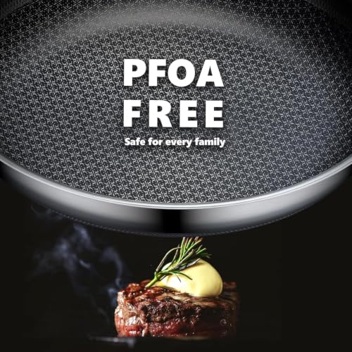 31% Off OATOFP 12-Inch Nonstick Frying Pan with Lid - Image 4