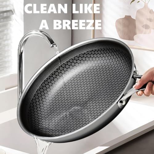 31% Off OATOFP 12-Inch Nonstick Frying Pan with Lid - Image 5