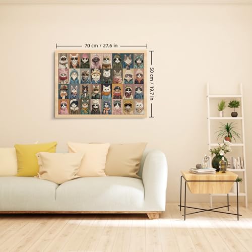 Save on 1000-Piece Cat Fashion Jigsaw Puzzle with Code - Image 3