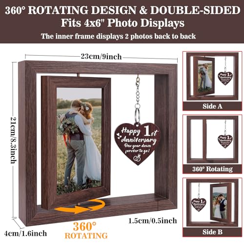 30% Off 1-Year Anniversary Picture Frame Gift - Image 4