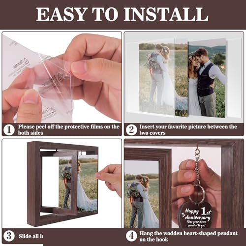 30% Off 1-Year Anniversary Picture Frame Gift - Image 7