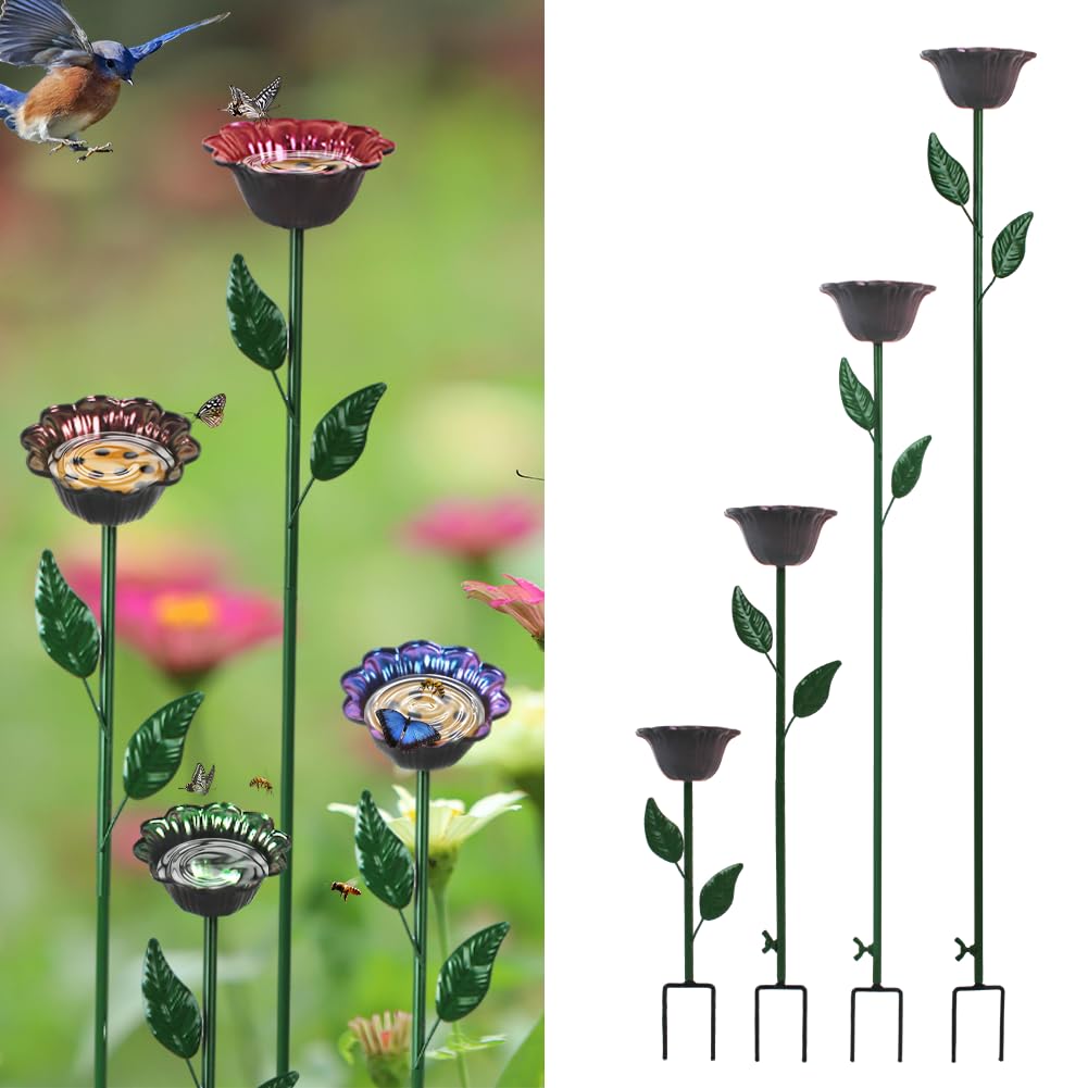 57% Off DREAMSOUL 4-Pack Bird Bath and Bee Feeder Set - Image 1