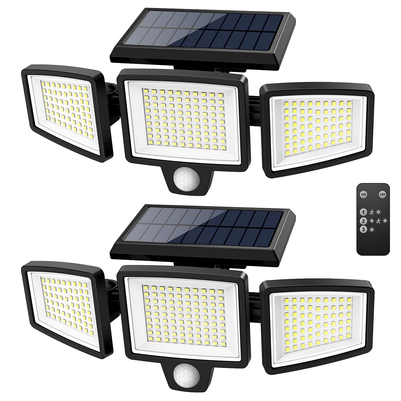 44% Off Tuffenough Solar Outdoor Security Lights 2-Pack - Image 1