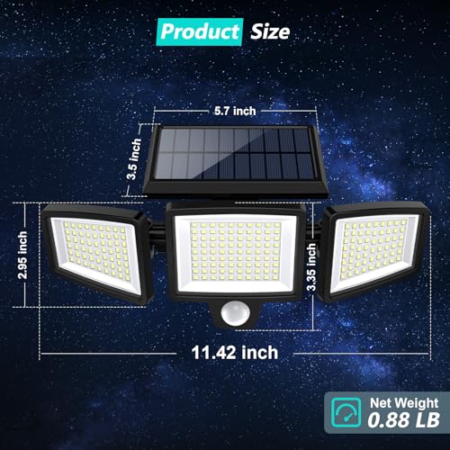44% Off Tuffenough Solar Outdoor Security Lights 2-Pack - Image 4