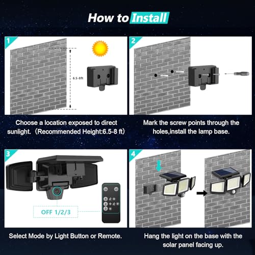 44% Off Tuffenough Solar Outdoor Security Lights 2-Pack - Image 7