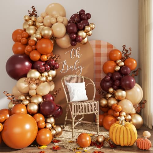 Save 50% with Code IBCNE6AL on 124-Pc Fall Balloon Arch Kit - Image 2