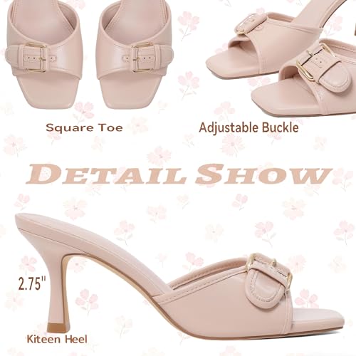 40% Off Goiphrri Kitten Heels for Women - Image 6