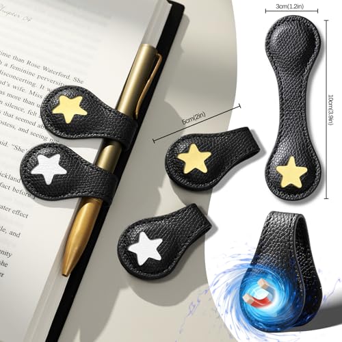 50% Off 2-Pack Magnetic Leather Bookmarks with Gift Box - Image 5