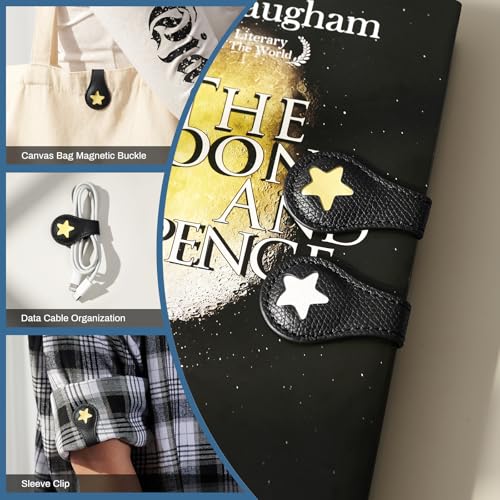 50% Off 2-Pack Magnetic Leather Bookmarks with Gift Box - Image 7