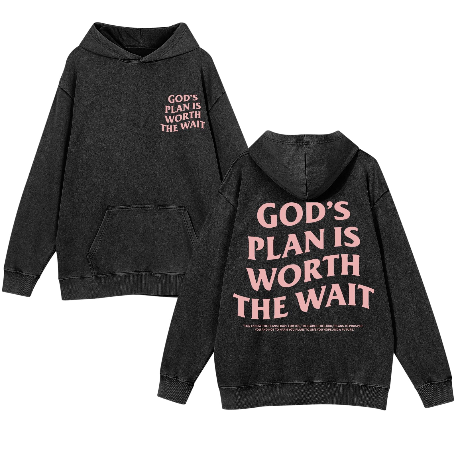 77% Off Wrenpies Men's Oversized Christian Hoodie $8.99 - Image 1