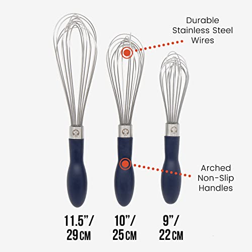 65% Off Chef Pomodoro 3-Piece Kitchen Whisk Set - Image 3