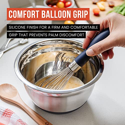 65% Off Chef Pomodoro 3-Piece Kitchen Whisk Set - Image 4