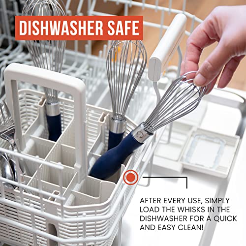 65% Off Chef Pomodoro 3-Piece Kitchen Whisk Set - Image 7