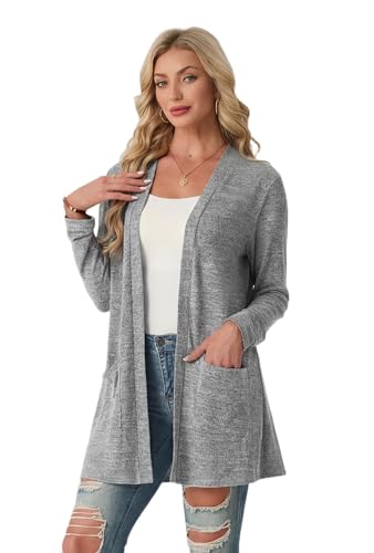 10% Off Lepunuo Lightweight Cardigan with Pockets - Image 5