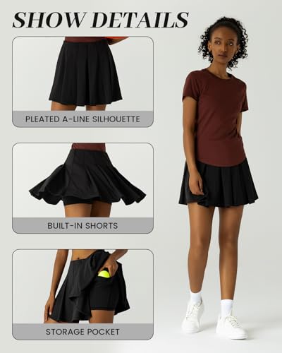 40% Off Leapstride Pleated Tennis Skirt with Pockets - Image 6