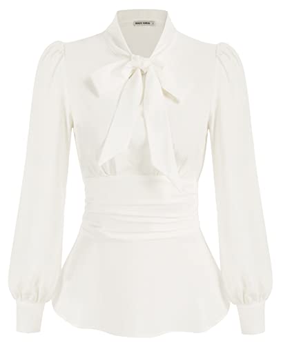 70% Off GRACE KARIN Women's Peplum Dressy Work Blouse - Image 2