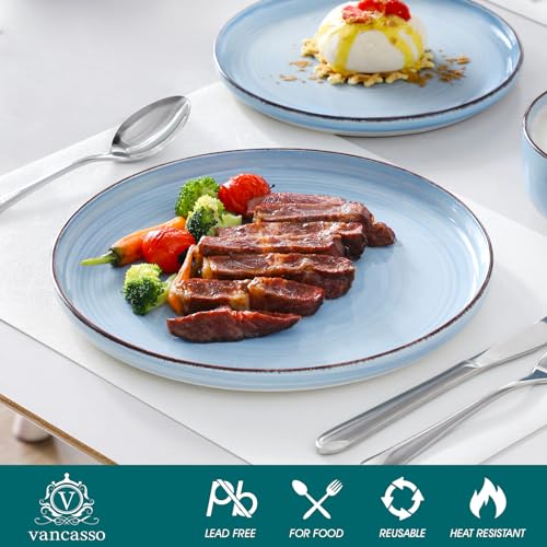 36% Off vancasso 12-Piece Dinnerware Set – Hand-Painted - Image 4