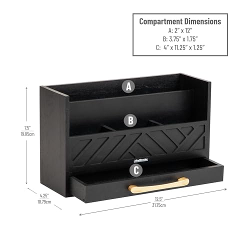 61% Off Mind Reader 5-Compartment Desktop Organizer - Image 4