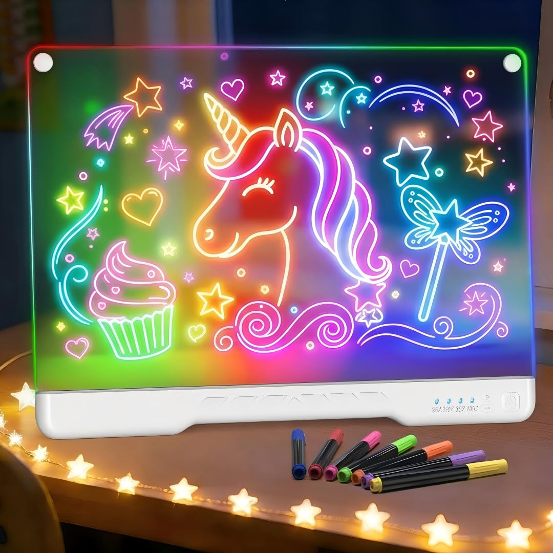36% Off Kids LED Drawing Board - Fun & Educational Toy