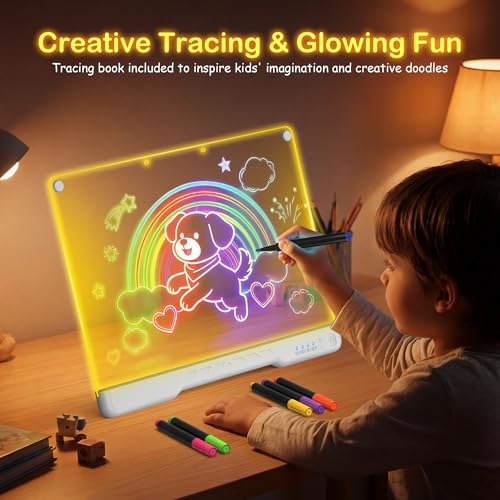 36% Off Kids LED Drawing Board - Fun & Educational Toy - Image 6
