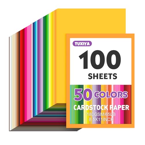Save 20% on 100-Sheet Assorted Color Cardstock for Crafts - Image 2
