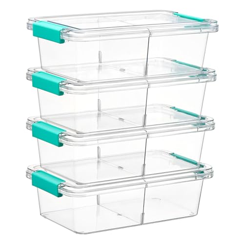 5% Off Vtopmart 4 Pack Clear Pencil Box with Dividers - Image 2